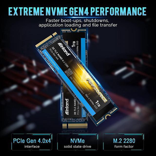 Inland Premium sold SSD 1 TB NVME M.2 PCIE