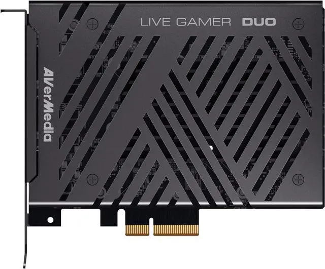 Alt view image 2 of 7 - AVerMedia Live Gamer Duo. Dual HDMI 1080p PCIe Video Capture Card, Stream with 4k60 HDR and FHD 240fps Pass-Through, Work with DSLR, Xbox Series x/s, PS5, Nintendo Switch, Windows 11 (GC570D)