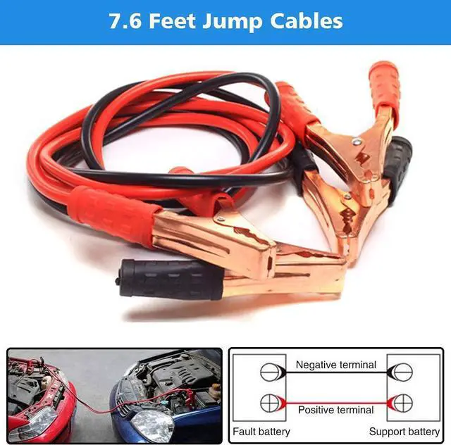 Alt view image 3 of 7 - Car Roadside Emergency Kit, Auto Vehicle Truck Safety Emergency Road Side Assistance Kits with Jumper Cables, First Aid Kit, Tow Rope, Reflective Triangle, Tire Pressure Gauge, Wheel Repair, etc