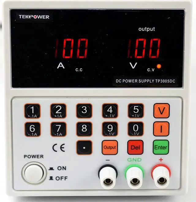 Main image of Tekpower TP3005DC, DC Power Supply 30V 5A,Computer Controlled With Direct Input Set Up,Surge Protection,Higher Precision & Lower Ripple 110V or 220V Input, AC Power Cord Included, Like TP3005D,HY3005D