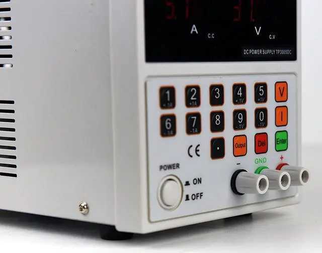 Alt view image 4 of 4 - Tekpower TP3005DC, DC Power Supply 30V 5A,Computer Controlled With Direct Input Set Up,Surge Protection,Higher Precision & Lower Ripple 110V or 220V Input, AC Power Cord Included, Like TP3005D,HY3005D