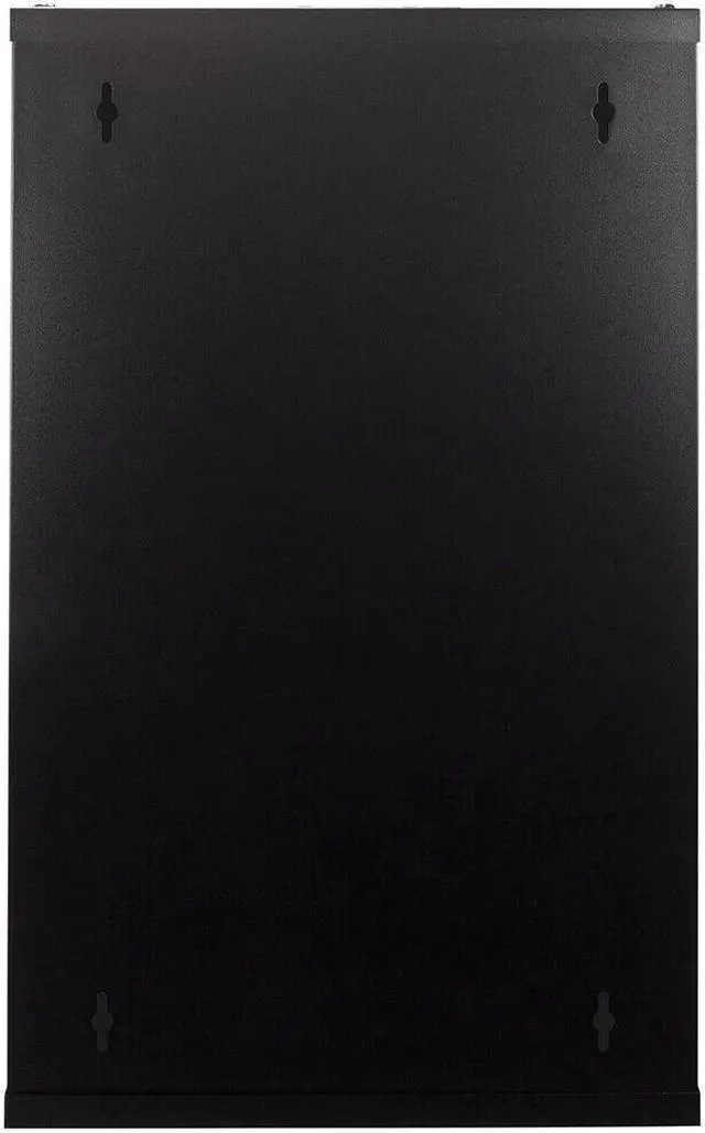Alt view image 4 of 6 - 18U Wall Mount Network Server Data Cabinet Enclosure Rack Glass Door Lock w/ Fan
