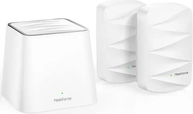 Main image of Meshforce Mesh WiFi System M3 (2023 Model) - Up to 4,500 sq. ft. Whole Home Coverage - Gigabit WiFi Router Replacement - Mesh Router for Wireless Internet (3 Pack)