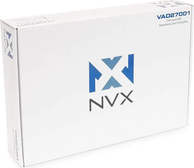Alt view image 6 of 7 - NVX VAD27001 2700W RMS Class D Monoblock Car/Marine/Powersports Amplifier with Bass Remote (Marine Certified)