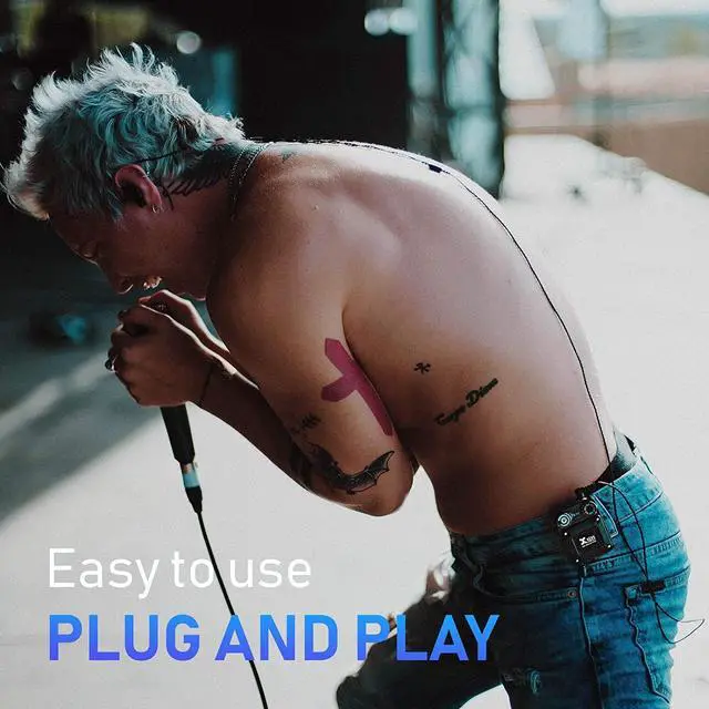 Alt view image 4 of 7 - U4 Wireless in-Ear Monitor System Transmitter and Beltpack Receiver Personal IEM for Studio, Band Rehearsal,Live Performance,Camera Record