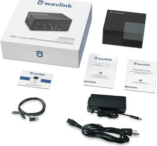 Alt view image 6 of 7 - USB C Docking Station with 100W Charging,USB 3.0 Universal Laptop Dock with Dual HDMI Display Single 4K for USB-C Thunderbolt 3 and USB 3.0 Windows,MacOS(4xUSB Ports,RJ45, Audio)