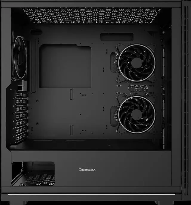 Alt view image 7 of 7 - GameMax Trooper ARGB ATX Computer case Mid-Tower PC Gaming case with 3 ARGB Fans