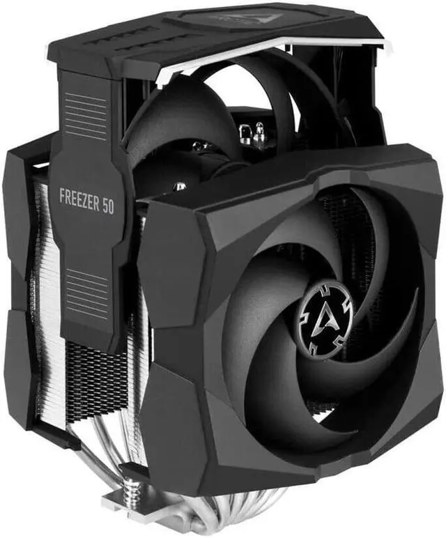 Alt view image 3 of 7 - Arctic ACFRE00065A Freezer 50 - Multi Compatible Dual Tower CPU Cooler for AMD