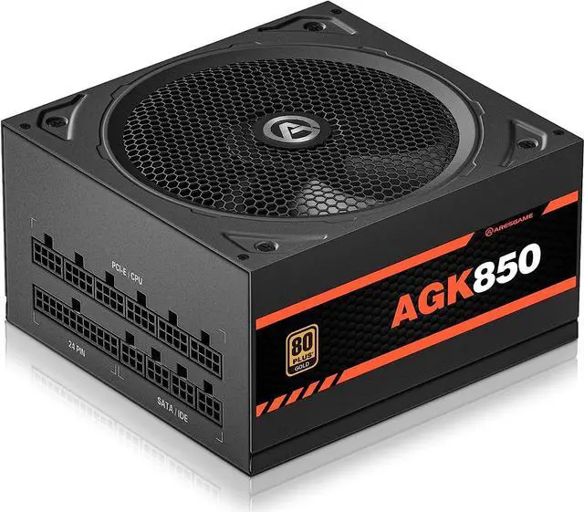 Main image of Power Supply 850W Fully Modular 80Plus Gold Certified PSU (ARESGAME, AGK850)