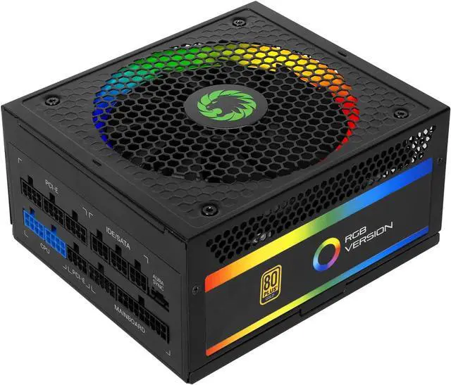 Main image of GAMEMAX 850W Power Supply, Fully Modular, 80 Plus Gold, ARGB SYNC with Motherboard, RGB-850 Pro