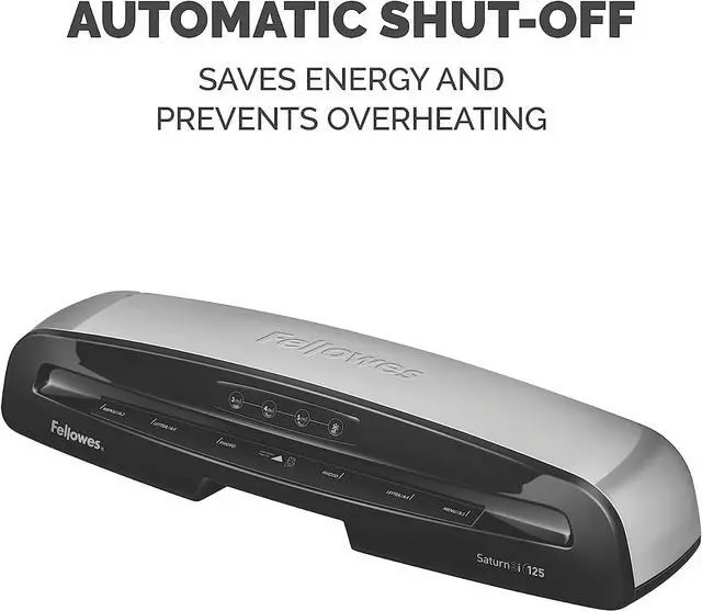 Alt view image 6 of 7 - Fellowes Saturn 3i 125 Thermal Laminator Machine with Self-Adhesive Laminating Pouch Starter Kit, 12.5 inch