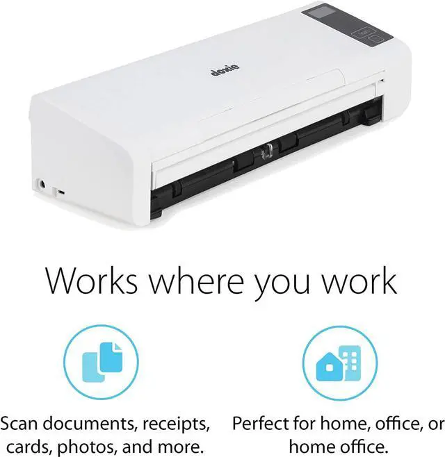 Alt view image 7 of 7 - Pro DX400 - Wired Document Scanner and Receipt Scanner for Home and Office. The Best Desktop Scanner, Small Scanner, Compact Scanner, Duplex Scanner (Two Sided Scanner), for Windows and Mac