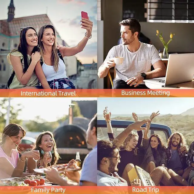 Alt view image 6 of 7 - GlocalMe DuoTurbo 4G LTE Portable WiFi Mobile Hotspot for Travel, with US 8GB & Global 1GB Data, No SIM Card Needed, Unlock Router Device for Home in 140+ Countries,Smart Local Network Auto-Selection