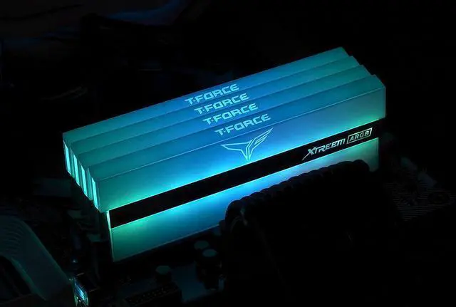 Alt view image 3 of 6 - TEAMGROUP T-Force Xtreem ARGB 3600MHz CL18 32GB (2x16GB) PC4-28800 Dual Channel DDR4 DRAM Desktop Gaming Memory Ram (White) - TF13D432G3600HC18JDC01