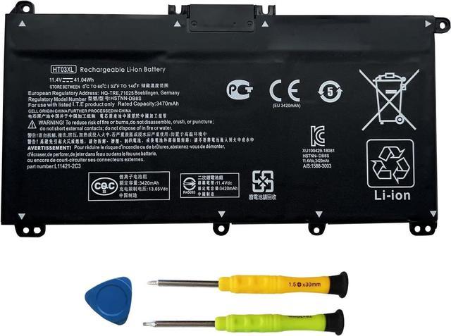 HT03XL L11119-855 Laptop Battery for HP Pavilion 15-CS 15-CW 15-CU 15-DA 15-DB  15-DW 14-CE 14-CF 14-DF 17-CA 15-DW0033NR 15-cu1xxx 15-cw1xxx 15-CS0053CL  17-by0xxx L11421-542 HSTNN-DB8R HT03041XL - Newegg.com