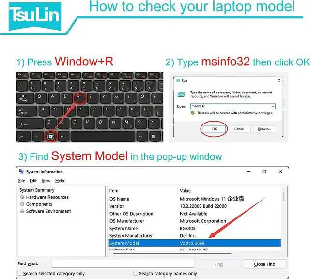 Alt view image 5 of 7 - 40Wh JK6Y6 Laptop Battery Replacement for Dell Latitude 3410 3510 Vostro 5300 5401 5501 Inspiron 5300 5301 5401 5402 5408 5409 5501 5502 5508 5509 5400 5406 7300 7306 7405 7500 7506 2-in-1 Silver