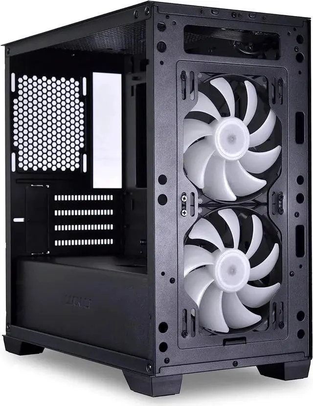 Alt view image 4 of 5 - Lian-Li LANCOOL 205M Mesh Micro-ATX-Gehäuse, Tempered Glass - Schwarz