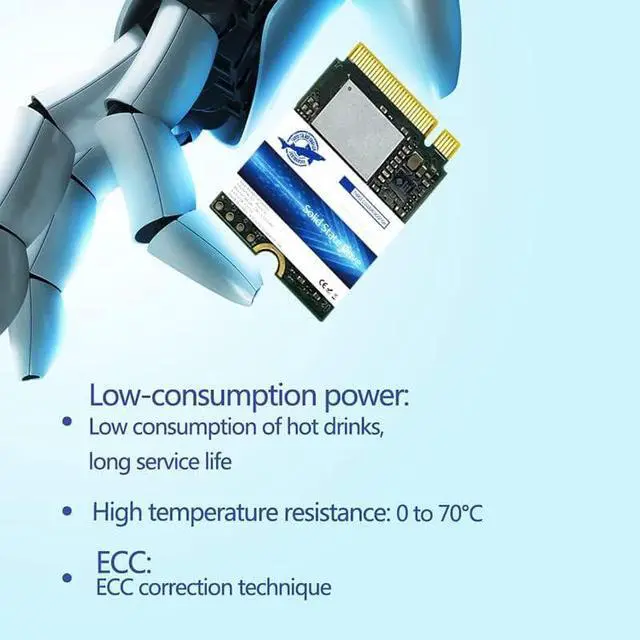 Alt view image 3 of 7 - Dogfish M.2 2230 SSD 1TB PCIe NVMe 3.0 3D NAND Gaming Internal Solid State Drive for PS5 Steam Deck Microsoft Surface Pro GPD Laptop Ultrabook Tablet (M.2 2230 PCIe 1TB)
