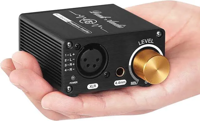 Alt view image 7 of 7 - U5 Headphone Amps, Mini Fully Balanced Amplifier for Home Desktop PC XLR / 4.4mm Headsets, DC 5V