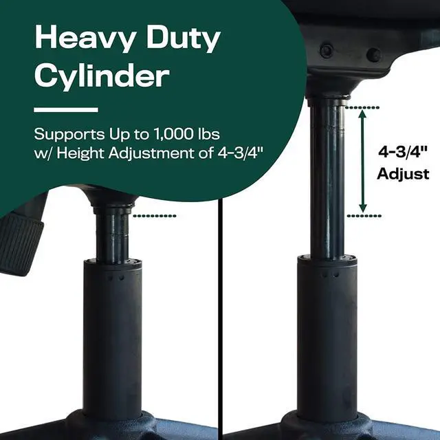 Alt view image 6 of 6 - Office Chair Cylinder Replacement with Removal Tool, Heavy Duty Hydraulic - Pneumatic Gas Lift Piston for Office Chairs and Gaming Chairs, Universal Fit