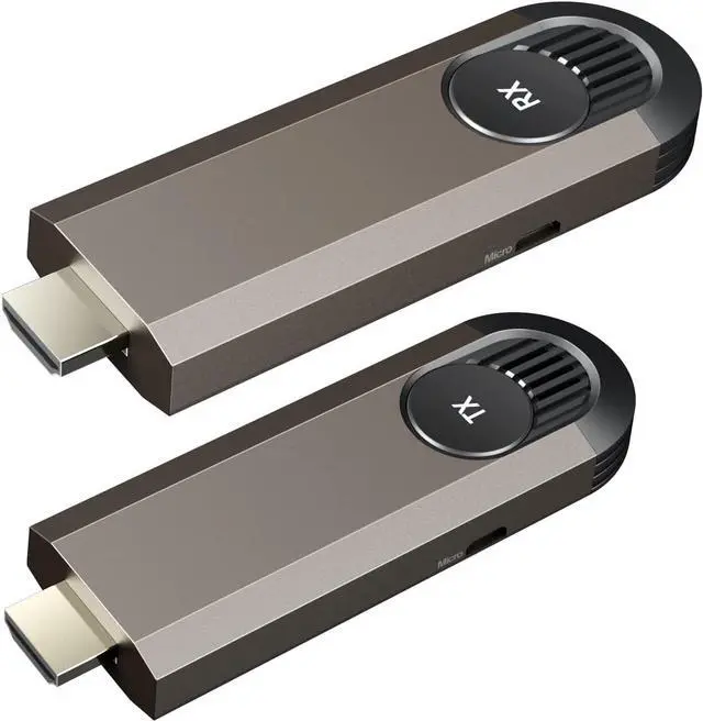 Main image of Wireless HDMI Transmitter and Receiver, Designed for Laptops,PC,Plug & Play,HDMI Dongle Adapter ,Support 2.4/5GHz for Streaming Video/Audio from Laptop, PC to HDTV/Projector