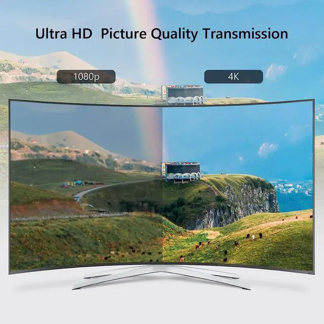 Alt view image 3 of 6 - Wireless HDMI Transmitter and Receiver, Designed for Laptops,PC,Plug & Play,HDMI Dongle Adapter ,Support 2.4/5GHz for Streaming Video/Audio from Laptop, PC to HDTV/Projector