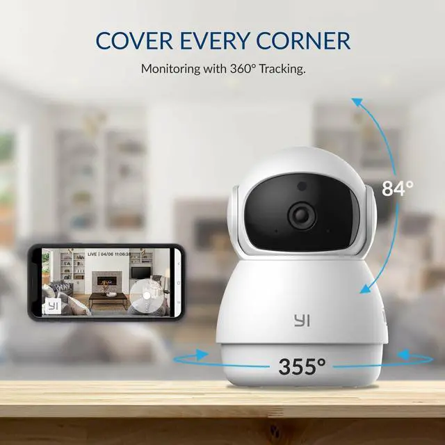 Alt view image 7 of 7 - YI Dome Camera Guard Indoor Wireless Security IP Camera Baby Pet Monitor