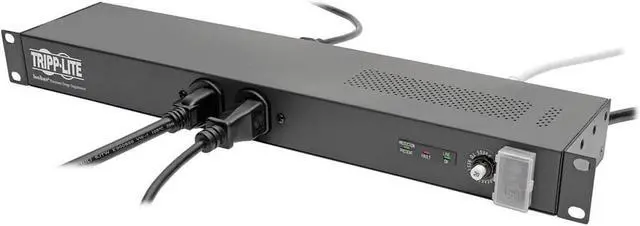 Alt view image 3 of 5 - Tripp Lite Isobar 12-Outlet Network Server Surge Protector, 15 ft. Cord w/5-20P Plug, 3840 Joules, 1U Rack-Mount, Metal, & $25,000 INSURANCE (IBAR12-20ULTRA)