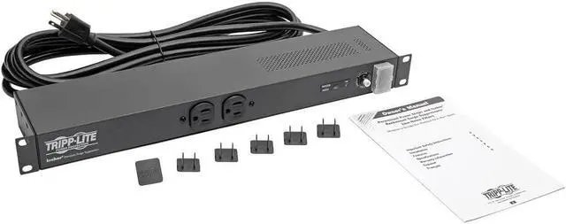 Alt view image 5 of 5 - Tripp Lite Isobar 12-Outlet Network Server Surge Protector, 15 ft. Cord w/5-20P Plug, 3840 Joules, 1U Rack-Mount, Metal, & $25,000 INSURANCE (IBAR12-20ULTRA)