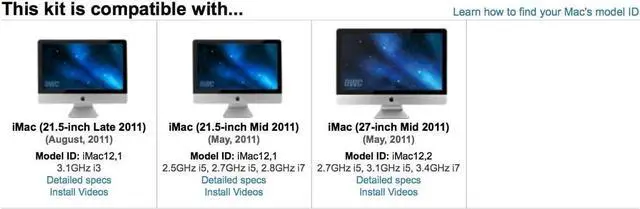 Alt view image 3 of 5 - in-Line Digital Thermal Sensor HDD Upgrade Cable for iMac 2011, (OWCDIDIMACHDD11)