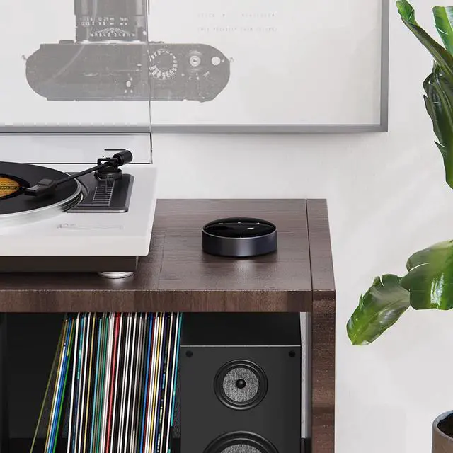Alt view image 2 of 7 - Mini AirPlay2 Wireless Audio Streamer, Multiroom Stereo, Preamplifier, Works with Alexa and Siri Voice Assistants, Stream Hi-Res Audio from Spotify, Amazon Music and More