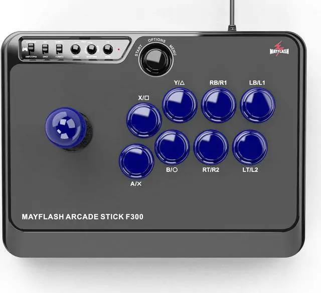 Alt view image 4 of 6 - F300 Arcade Fight Stick Joystick for Switch, Xbox Series X, PS4,PS3, Xbox One, Xbox 360, macOS, Windows, Steam Deck, NeoGeo mini, NeoGeo Arcade Stick Pro