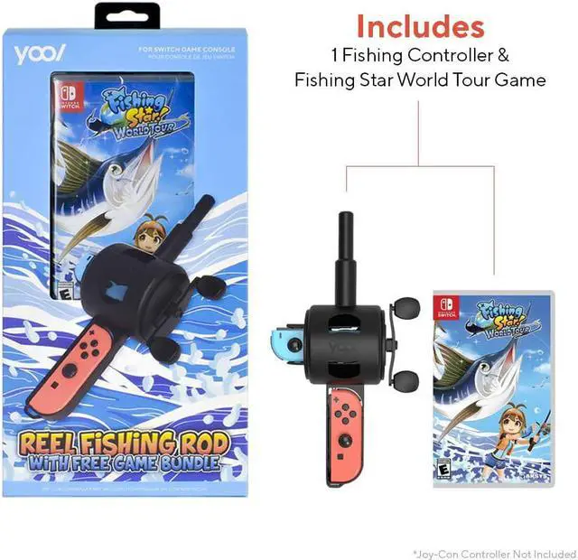 Main image of Reel Fishing Rod Bundle with Fishing Star World Tour for Nintendo Switch