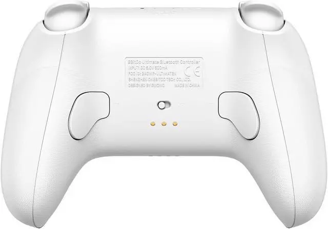 Alt view image 4 of 7 - 8Bitdo Ultimate Bluetooth Controller with Charging Dock, Wireless Pro Controller for Switch, Windows and Steam Deck (White)