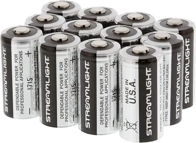 Alt view image 2 of 5 - Streamlight 85177 CR123A Lithium Batteries, 12-Pack