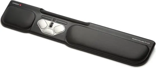 Main image of Contour Design RollerMouse Pro3 - Wired Ergonomic Mouse for Laptop and Desktop Computer Use - Reach-free Ambidextrous Computer Mouse - Mac & PC Compatible