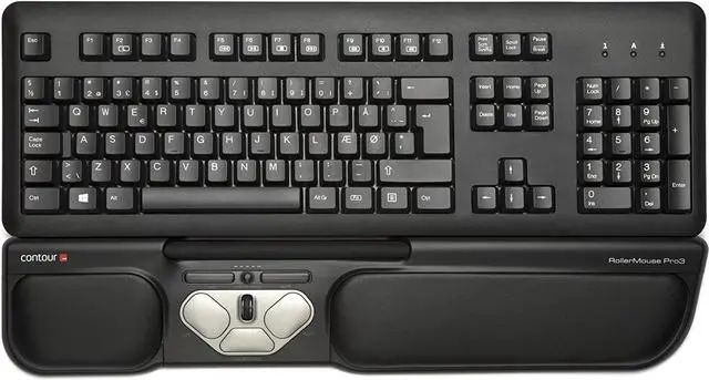 Alt view image 3 of 5 - Contour Design RollerMouse Pro3 - Wired Ergonomic Mouse for Laptop and Desktop Computer Use - Reach-free Ambidextrous Computer Mouse - Mac & PC Compatible