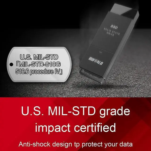 Alt view image 6 of 7 - External SSD 500GB - Up to 600MB/s - USB-C - USB-A - USB 3.2 Gen 2 (Compatible with PS4 / PS5 / Windows/Mac) - External Solid State Drive Stick - SSD-PUT500U3B