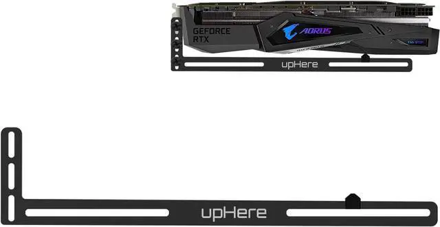 Main image of Graphics Card GPU Brace Support Video Card Sag Holder/Holster Bracket, Anodized Aerospace Aluminum, Single or Dual Slot Cards (Black),GL05(not Support 3080 ti)