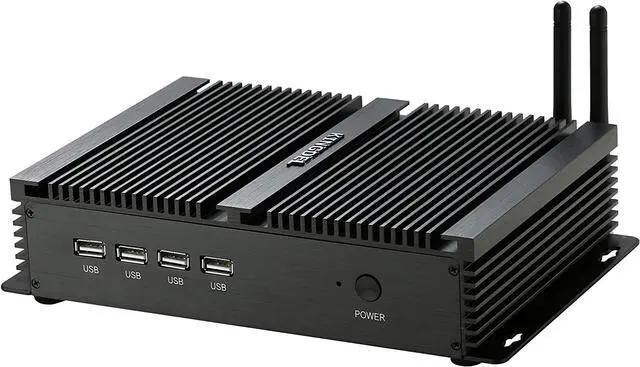 Alt view image 4 of 7 - KINGDEL Powerful Mini PC, Fanless Industrial PC, Intel i5 Dual Core CPU, 8GB RAM, 128GB SSD, 2xNICs, 4xUSB 3.0, 4xCOM RS232, HD Port, Metal Case, Windows 11 Pro
