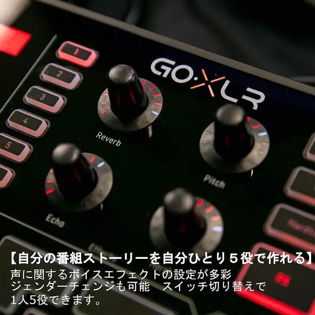 Alt view image 5 of 7 - TC Helicon GoXLR Revolutionary Online Broadcaster Platform with 4-Channel Mixer, Motorized Faders, Sound Board and Vocal Effects, Officially Supported on Windows
