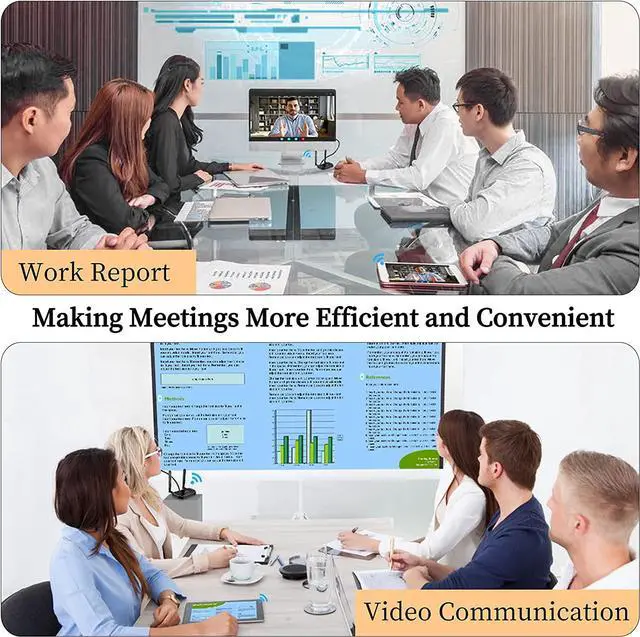 Alt view image 4 of 7 - Wireless HDMI Transmitter and Receiver 4K Kit, 165FT/50M Full HD 4K Wireless Presentation Equipment HDMI Adapter, Plug and Play Streaming Media. Laptop, Dongle, PC,PS4, Smart Phone to HDTV/Projector