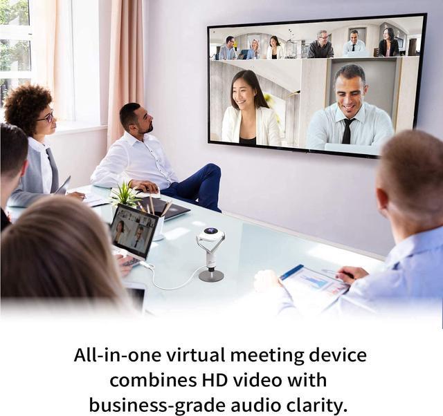 Alt view image 3 of 7 - 360 Degree All Around Meeting Webcam - 1080P HD Video Conference Camera with High Fidelity Microphone, USB-C | for Video Conferencing, Online Classes (JVCU360)