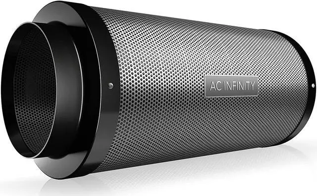 Main image of AC Infinity Air Carbon Filter 10" with Premium Australian Virgin Charcoal, for Inline Duct Fan, Odor Control, Hydroponics, Grow Rooms