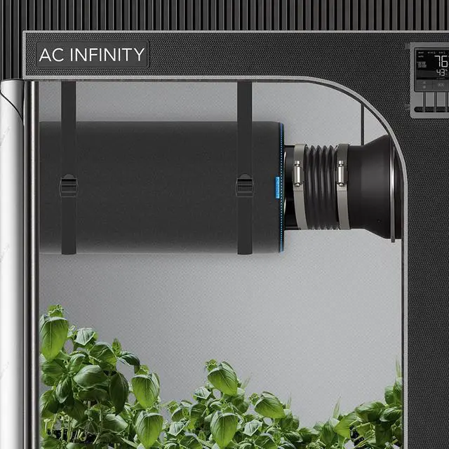 Alt view image 7 of 7 - AC Infinity Air Carbon Filter 10" with Premium Australian Virgin Charcoal, for Inline Duct Fan, Odor Control, Hydroponics, Grow Rooms