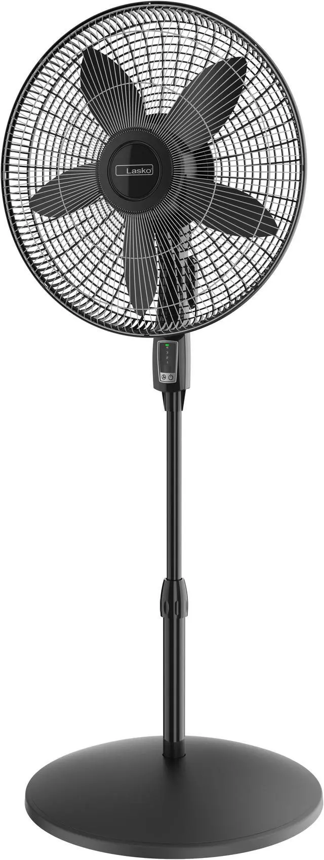 Lasko 18 Oscillating 4-Speed Large Room Pedestal Fan with Remote Control,  S18605, Black Shower Bases, Walls u0026 Doors - Newegg.com