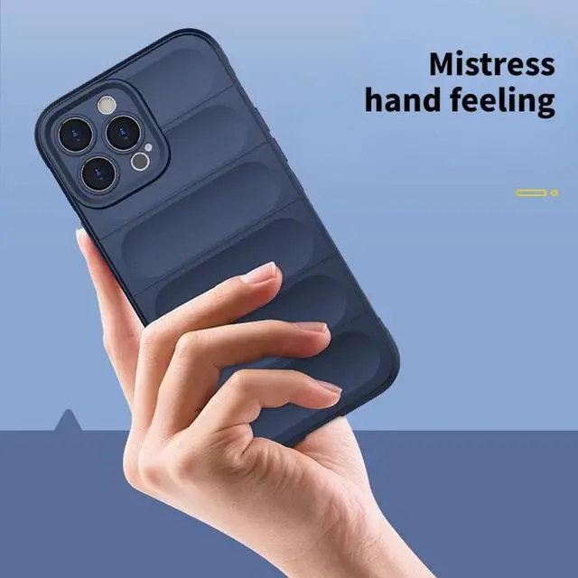 Alt view image 2 of 6 - Jeukidi iPhone 11 Pro Max Case, Drop Protection, Ergonomic Design Silky soft Protective Cover All Inclusive, Non-Slip Bumper Slim iPhone Case Grey iPhone 11 Pro Max