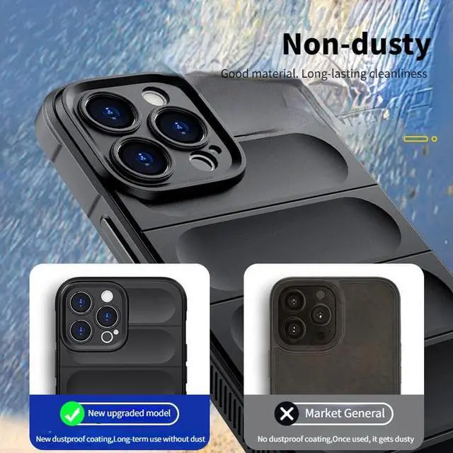 Alt view image 4 of 6 - Jeukidi iPhone 11 Pro Max Case, Drop Protection, Ergonomic Design Silky soft Protective Cover All Inclusive, Non-Slip Bumper Slim iPhone Case Grey iPhone 11 Pro Max