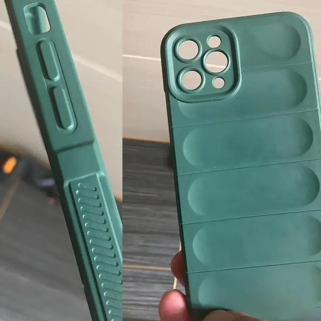 Alt view image 6 of 6 - Jeukidi iPhone 11 Pro Max Case, Drop Protection, Ergonomic Design Silky soft Protective Cover All Inclusive, Non-Slip Bumper Slim iPhone Case Grey iPhone 11 Pro Max