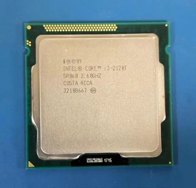 Main image of Intel Core i3-2120T - Grade A Clean Pull -- CPU ONLY -- 2nd Gen Sandy Bridge Dual-Core 2.6 GHz LGA 1155 35W Intel HD Graphics 2000 Desktop Processor - BX80623I32120T
